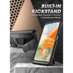 Supcase 360 Backcase hoesje met screenprotector Samsung A23 - Zwart - 5
