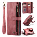 CaseMe Samsung Galaxy S23 Ultra wallet hoesje - Rood Main Image