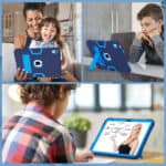 Shockproof Standcase hoes iPad 11 en iPad 10 - 10.9 inch - Blauw - 9