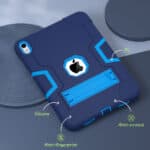 Shockproof Standcase hoes iPad 11 en iPad 10 - 10.9 inch - Blauw - 8