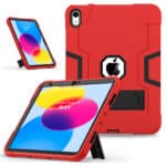 Shockproof Standcase hoes iPad 11 en iPad 10 - 10.9 inch - Rood Main Image