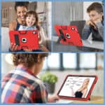 Shockproof Standcase hoes iPad 11 en iPad 10 - 10.9 inch - Rood - 9