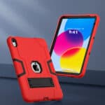 Shockproof Standcase hoes iPad 11 en iPad 10 - 10.9 inch - Rood - 7