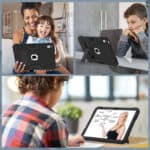 Shockproof Standcase hoes iPad 11 en iPad 10 - 10.9 inch - Zwart - 9