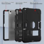 Shockproof Standcase hoes iPad 11 en iPad 10 - 10.9 inch - Zwart - 2