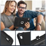 Shockproof Standcase hoes iPad 11 en iPad 10 - 10.9 inch - Zwart - 4