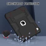Shockproof Standcase hoes iPad 11 en iPad 10 - 10.9 inch - Zwart - 6