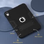 Shockproof Standcase hoes iPad 11 en iPad 10 - 10.9 inch - Zwart - 8