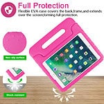 Solidenz EVA iPad Hoes voor kids - iPad 2018 / 2017 / Air 1 / Air 2 - 9.7 inch - Roze - 4