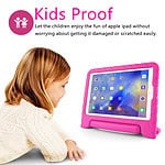Solidenz EVA iPad Hoes voor kids - iPad 2018 / 2017 / Air 1 / Air 2 - 9.7 inch - Roze - 5