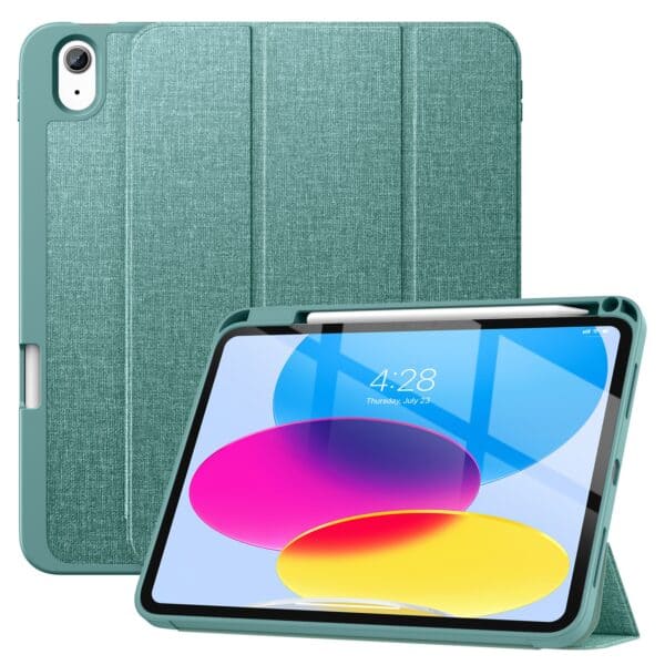 Solidenz TriFold Hoes iPad 11 en iPad 10 - 2025 / 2022 10.9 inch - Lichtgroen