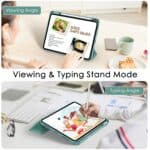 Solidenz TriFold Hoes iPad 11 en iPad 10 - 2025 / 2022 10.9 inch - Lichtgroen - 9