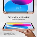 Solidenz TriFold Hoes iPad 11 en iPad 10 - 2025 / 2022 10.9 inch - Roségoud - 7