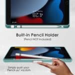 Solidenz TriFold Hoes iPad 9 / iPad 8 / iPad 7 - 10.2 inch - Lichtgroen - 7