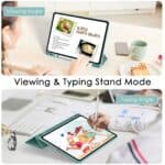 Solidenz TriFold Hoes iPad 9 / iPad 8 / iPad 7 - 10.2 inch - Lichtgroen - 9