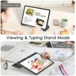 Solidenz TriFold Hoes iPad 9 / iPad 8 / iPad 7 - 10.2 inch - Grijs - 9