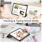 Solidenz TriFold Hoes iPad Air 6 (M3 en M2) / Air 5 / Air 4 / iPad Pro 11 inch - Luipaard - 9