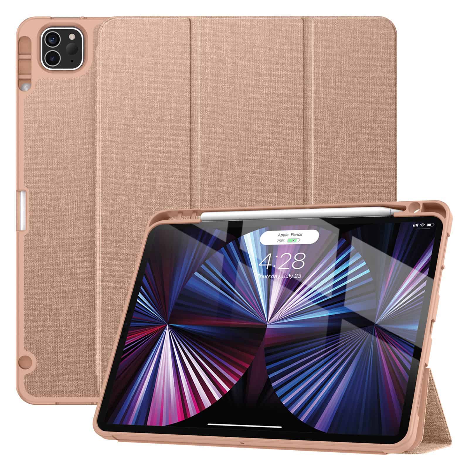 Solidenz TriFold Hoes iPad Air 6 (M3 en M2) / Air 5 / Air 4 / iPad Pro 11 inch - Roségoud Main Image