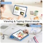 Solidenz TriFold Hoes iPad Mini 7 / iPad mini 6 - 2024 / 2021 - Blauw - 9
