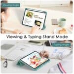 Solidenz TriFold Hoes iPad Mini 7 / iPad mini 6 - 2024 / 2021 - Lichtgroen - 9