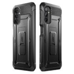 Supcase 360 Backcase hoesje met screenprotector Samsung Galaxy A14 - Zwart - 8