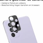 Solidenz Cameralens protector Samsung Galaxy A53 - Zwart - 1