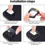 Solidenz Cameralens protector iPhone 12 Pro Max - Transparant - 4
