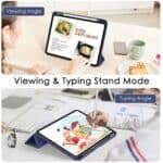 Solidenz Hybrid Hoes iPad 11 en iPad 10 - 2025 / 2022 10.9 inch - Donkerblauw - 9