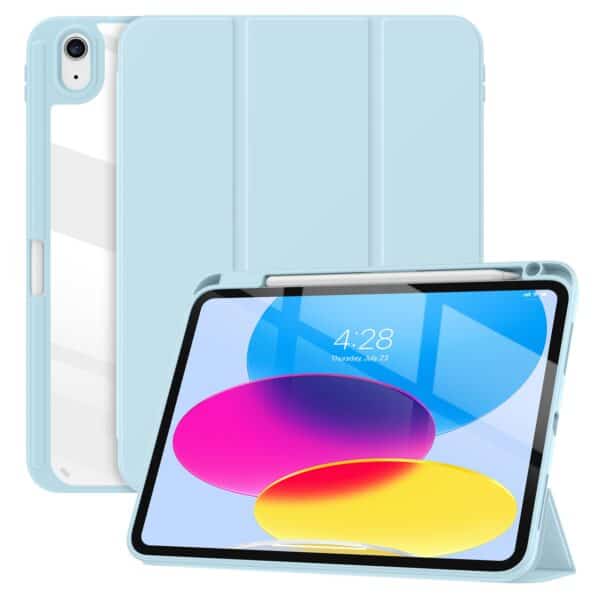Solidenz Hybrid Hoes iPad 11 en iPad 10 - 2025 / 2022 10.9 inch - Lichtblauw