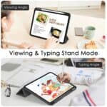 Solidenz Hybrid Hoes iPad 11 en iPad 10 - 2025 / 2022 10.9 inch - Zwart - 9