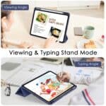 Solidenz Hybrid Hoes iPad Air 6 (M3 en M2) / Air 5 / Air 4 / iPad Pro 11 inch - Donkerblauw - 9