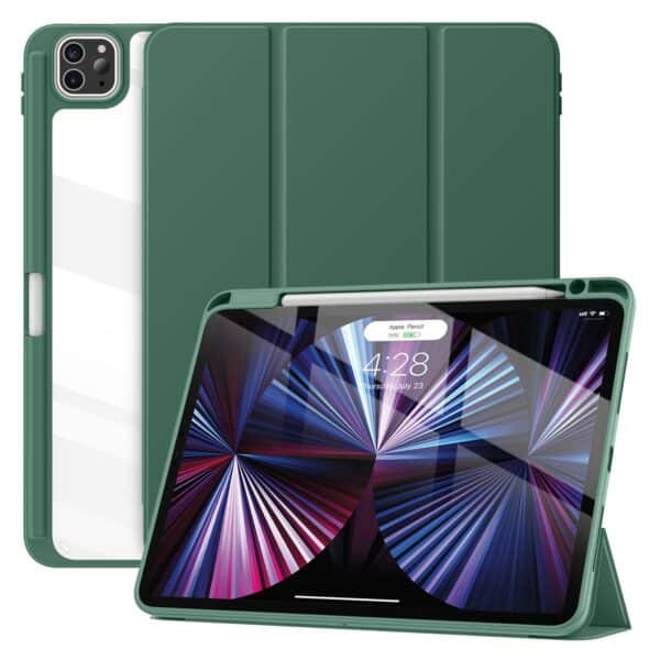 Solidenz Hybrid Hoes iPad Air 6 (M3 en M2) / Air 5 / Air 4 / iPad Pro 11 inch - Groen