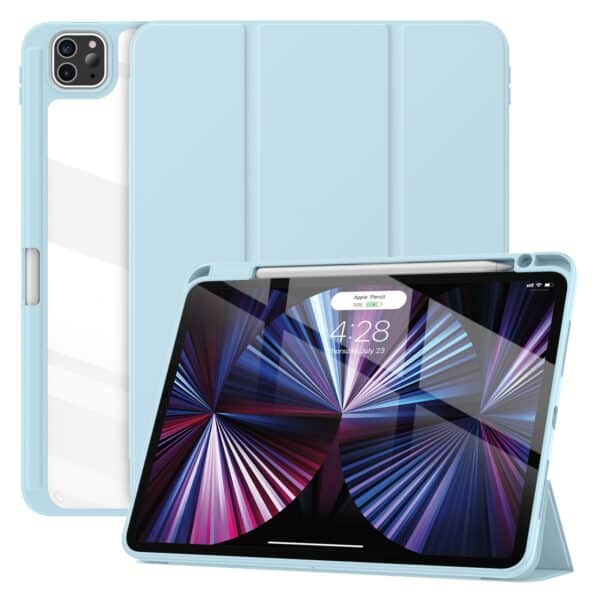 Solidenz Hybrid Hoes iPad Air 6 (M3 en M2) / Air 5 / Air 4 / iPad Pro 11 inch - Lichtblauw