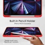 Solidenz Hybrid Hoes iPad Air 6 (M3 en M2) / Air 5 / Air 4 / iPad Pro 11 inch - Rood - 7