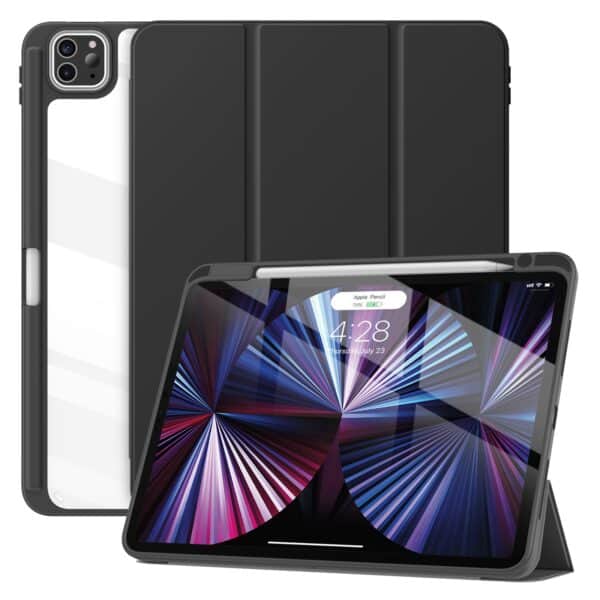 Solidenz Hybrid Hoes iPad Air 6 (M3 en M2) / Air 5 / Air 4 / iPad Pro 11 inch - Zwart