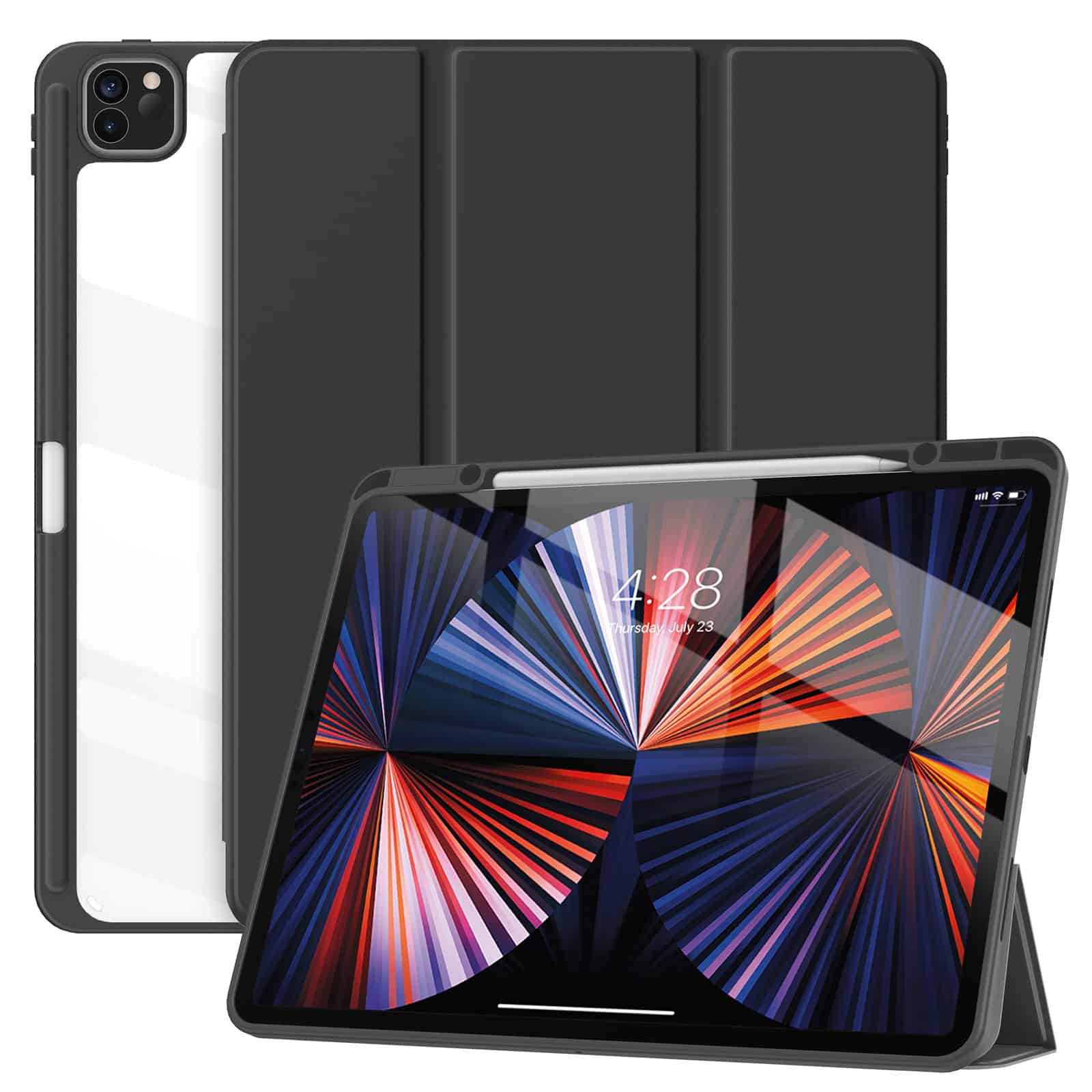 Solidenz Hybrid Hoes iPad Pro 12.9 inch - Zwart Main Image