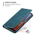 Solidenz Urban Book Samsung A14 hoesje - Blauw - 5