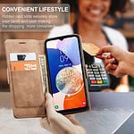 Solidenz Urban Book Samsung A14 hoesje - Bruin - 7