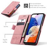 Solidenz Urban Book Samsung A14 hoesje - Roze - 6
