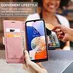 Solidenz Urban Book Samsung A14 hoesje - Roze - 7