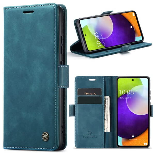 Solidenz Urban Book Samsung A52s / A52 hoesje - Blauw