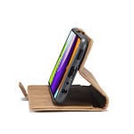 Solidenz Urban Book Samsung A53 hoesje - Bruin - 4