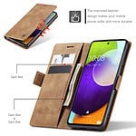 Solidenz Urban Book Samsung A53 hoesje - Bruin - 6