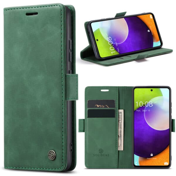 Solidenz Urban Book Samsung A52s / A52 hoesje - Groen
