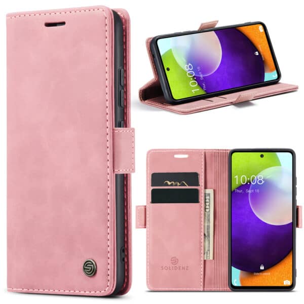 Solidenz Urban Book Samsung A33 hoesje - Roze