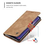 Solidenz Urban Book Samsung A54 hoesje - Bruin - 5