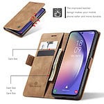 Solidenz Urban Book Samsung A54 hoesje - Bruin - 6