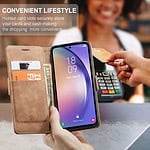 Solidenz Urban Book Samsung A54 hoesje - Bruin - 7