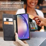 Solidenz Urban Book Samsung A54 hoesje - Zwart - 7