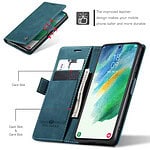 Solidenz Urban Book Samsung S21 FE hoesje - Blauw - 6